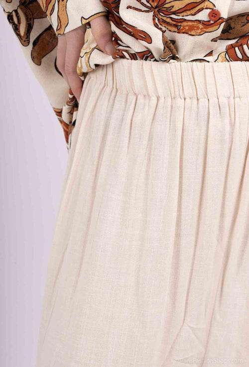 Two-piece set with floral pattern