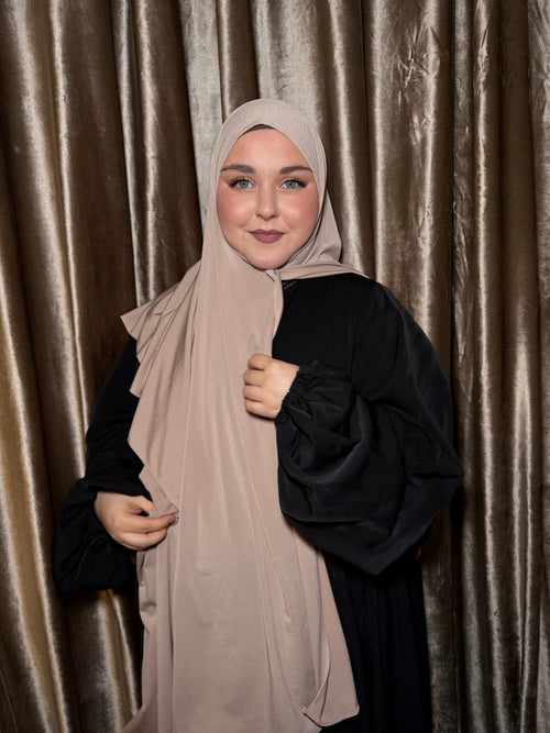 Premium Jersey Hijab - Beige