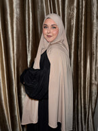 Premium Jersey Hijab - Beige