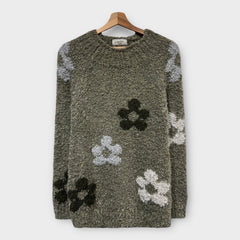 Flora Pullover in Kakigrün