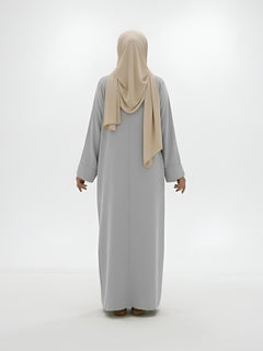 Layla Abaya in Hellgrau